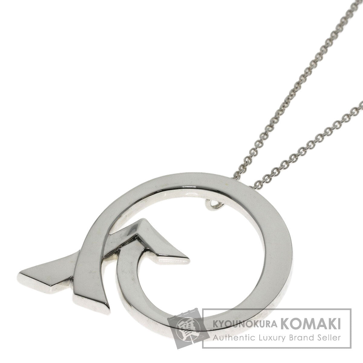 TIFFANY&Co. Love & Kiss Arrow Paloma Picasso Large Necklace Silver Ladies [Used]
