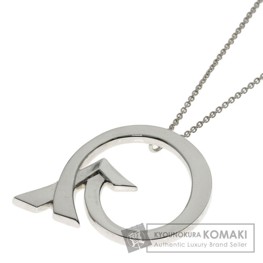 TIFFANY&Co. Love & Kiss Arrow Paloma Picasso Large Necklace Silver Ladies [Used]