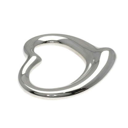 TIFFANY&Co. Open Heart Medium Top Pendant top Silver Ladies [Used]