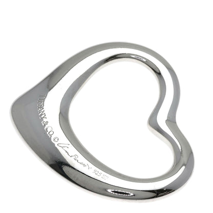 TIFFANY&Co. Open Heart Medium Top Pendant top Silver Ladies [Used]
