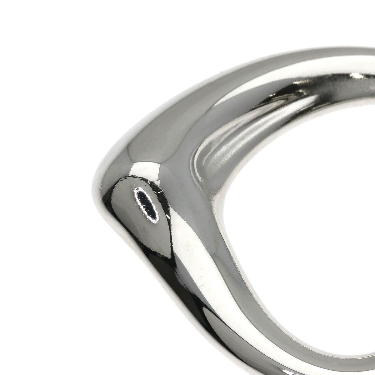 TIFFANY&Co. Open Heart Medium Top Pendant top Silver Ladies [Used]