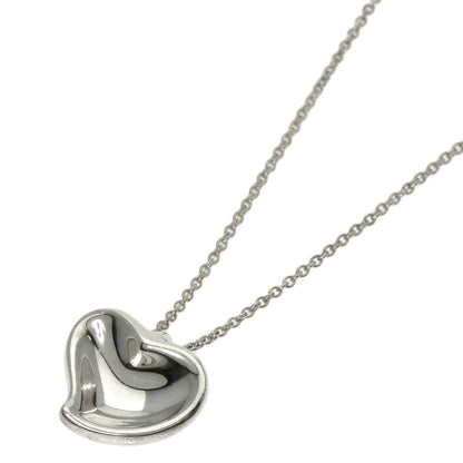 TIFFANY&Co. Full heart Necklace Silver Ladies [Used]