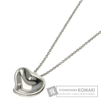 TIFFANY&Co. Full heart Necklace Silver Ladies [Used]