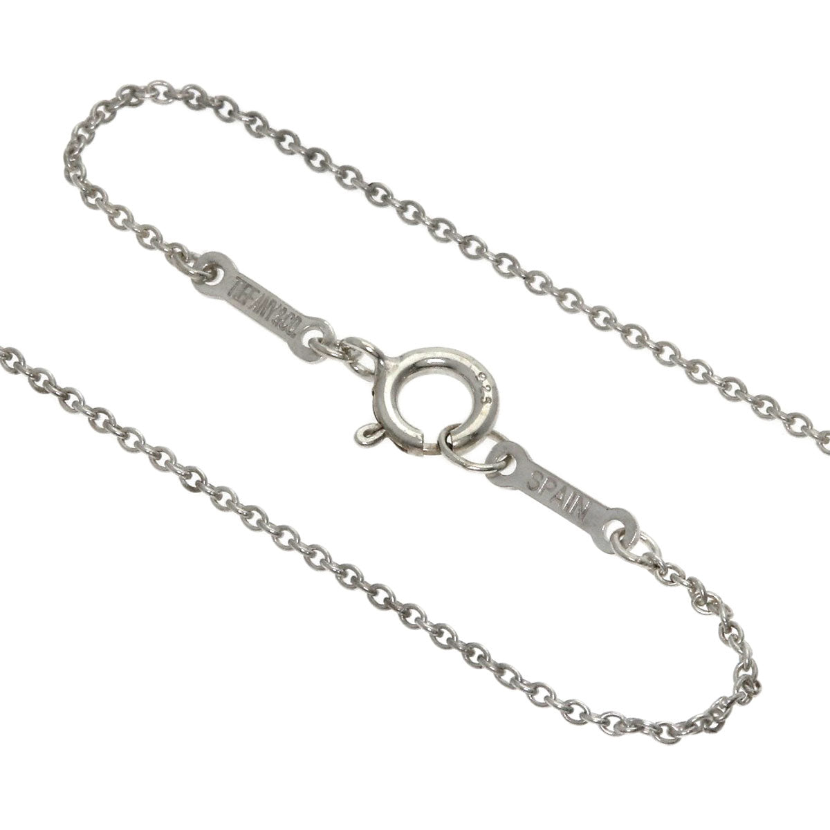 TIFFANY&Co. Full heart Necklace Silver Ladies [Used]