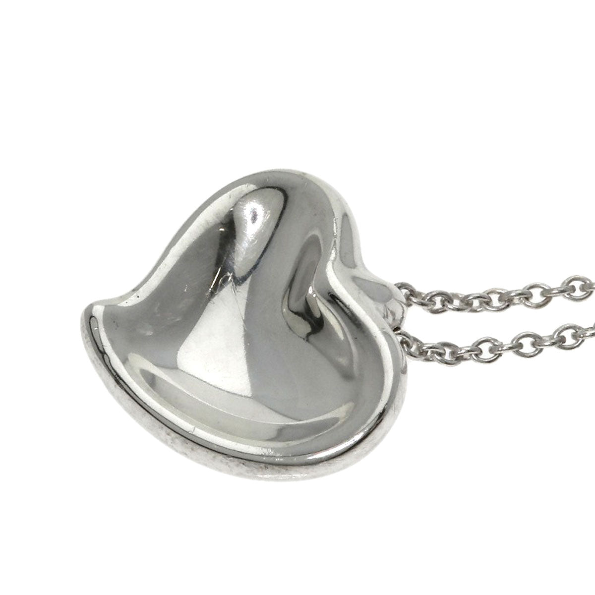 TIFFANY&Co. Full heart Necklace Silver Ladies [Used]
