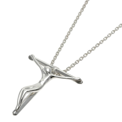 TIFFANY&Co. rosary cross Necklace Silver Ladies [Used]