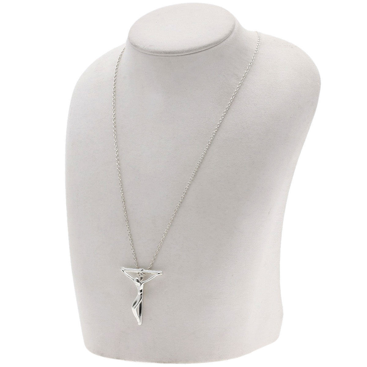 TIFFANY&Co. rosary cross Necklace Silver Ladies [Used]