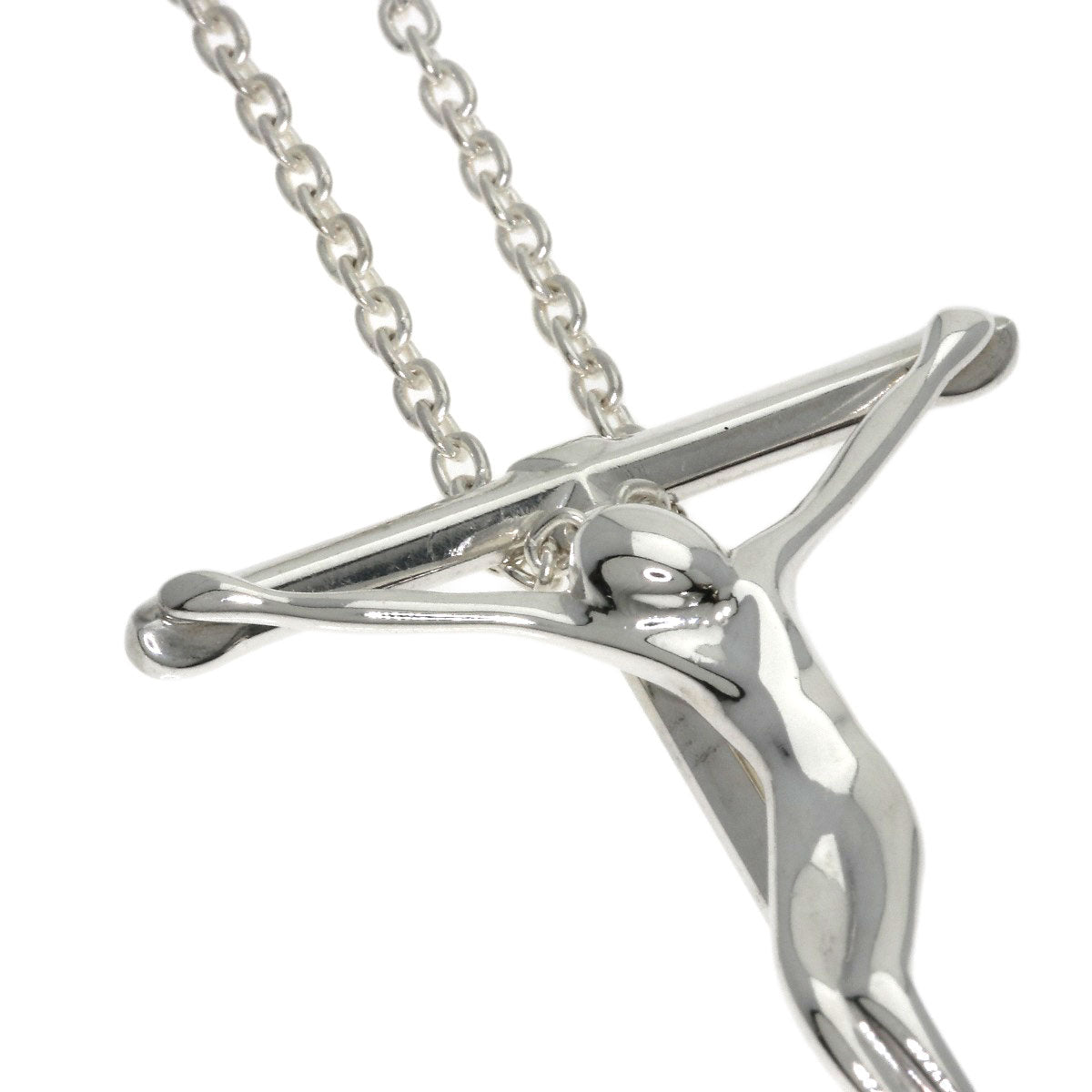 TIFFANY&Co. rosary cross Necklace Silver Ladies [Used]