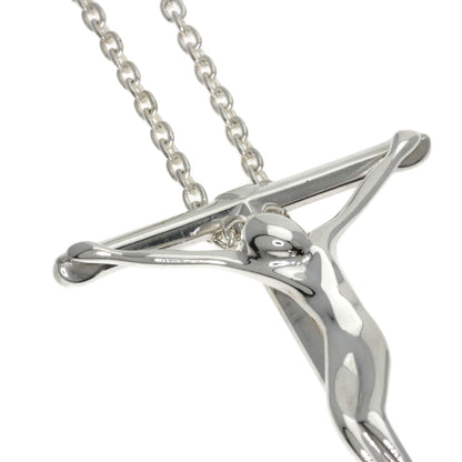 TIFFANY&Co. rosary cross Necklace Silver Ladies [Used]