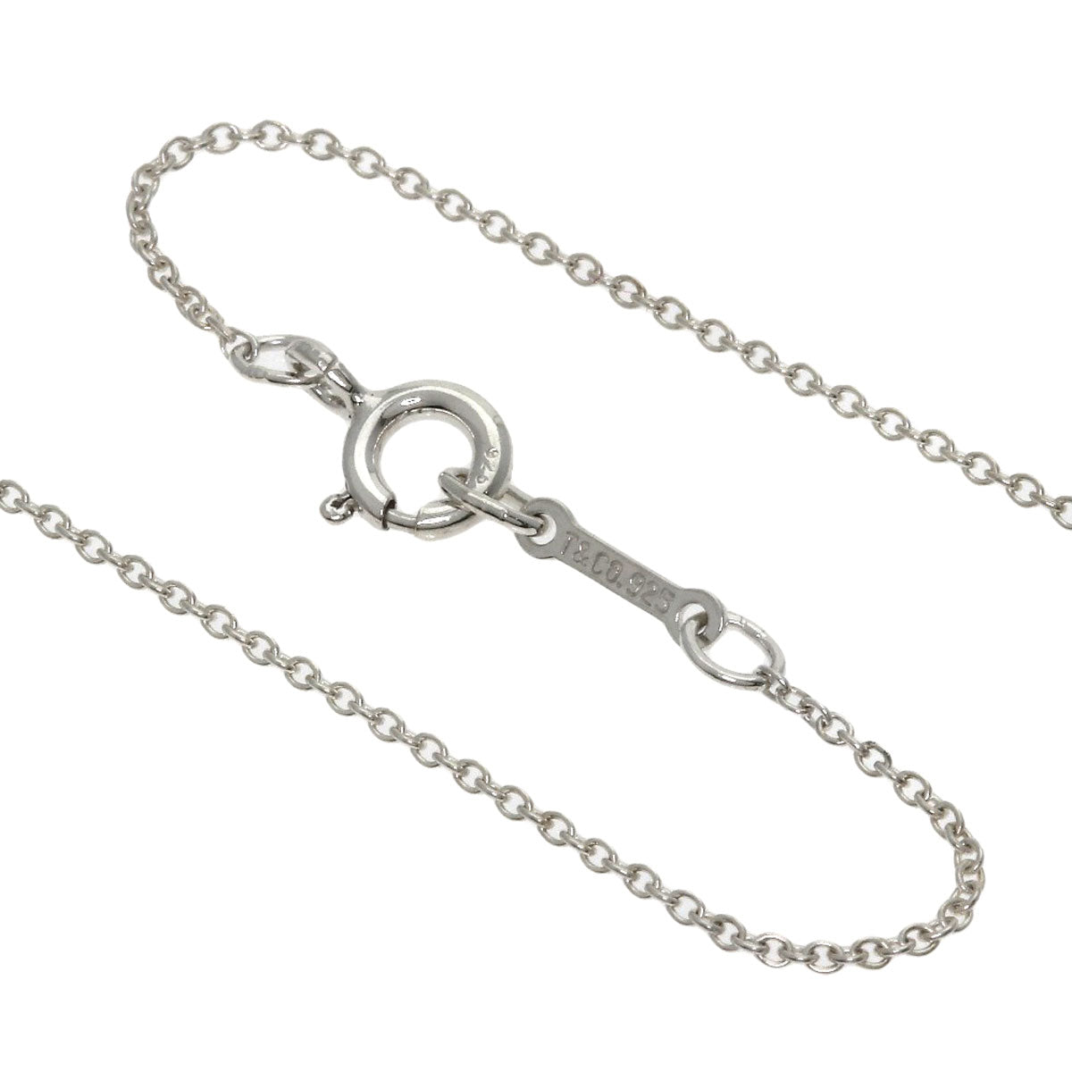 TIFFANY&Co. Double loop Necklace Silver Ladies [Used]