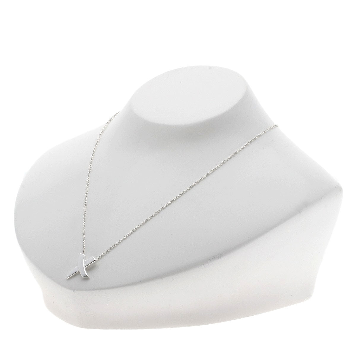 TIFFANY&Co. kiss Necklace Silver Ladies [Used]