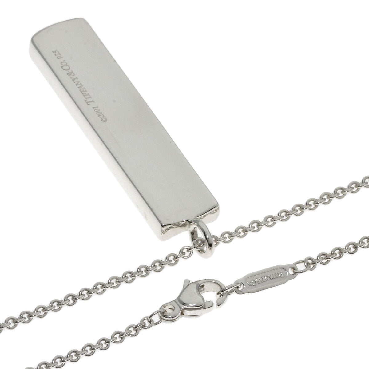 TIFFANY&Co. 1837 bar Necklace Silver Ladies [Used]