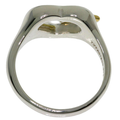 TIFFANY&Co. Heart ribbon Ring Silver 18K Yellow GoldLadies [Used]