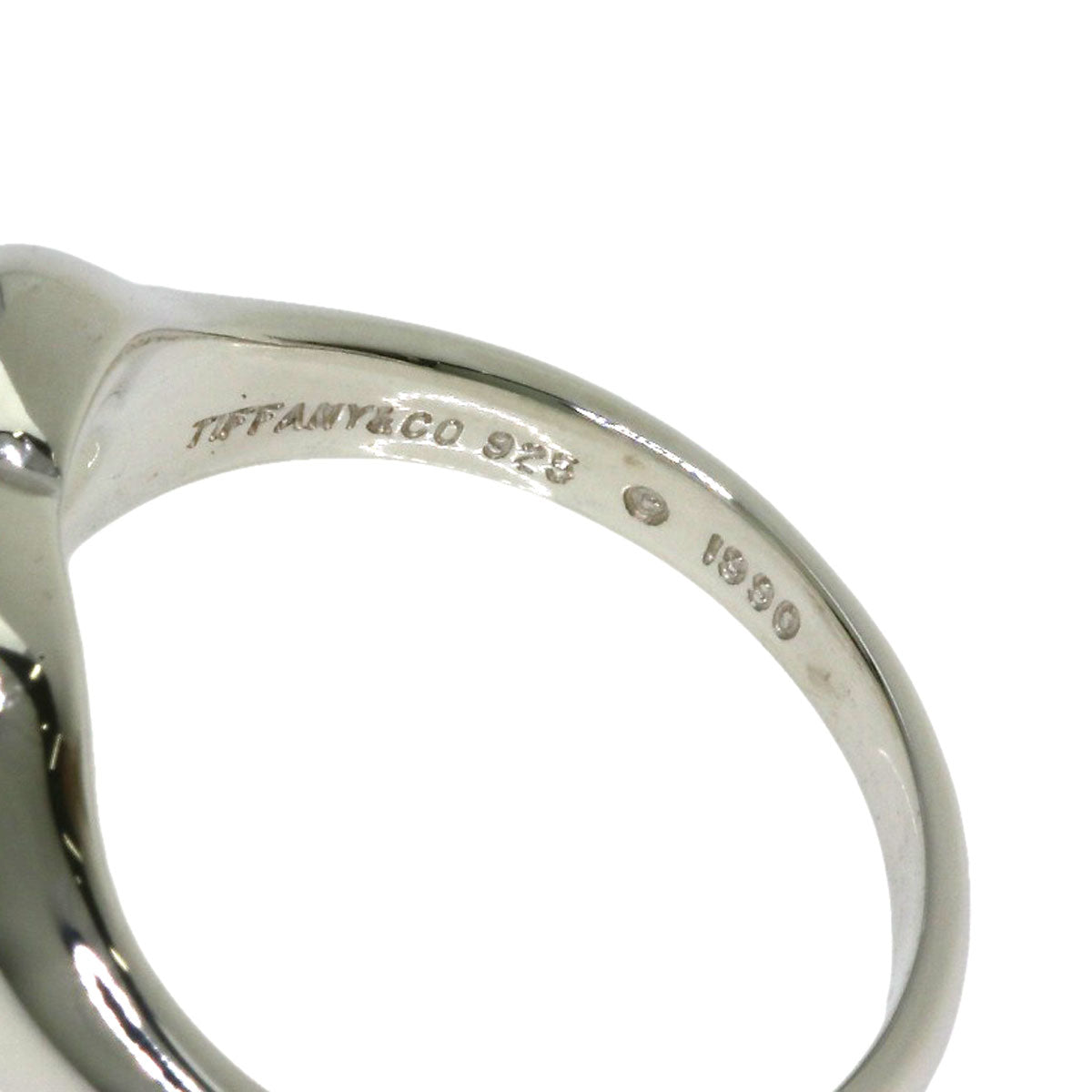 TIFFANY&Co. Heart ribbon Ring Silver 18K Yellow GoldLadies [Used]