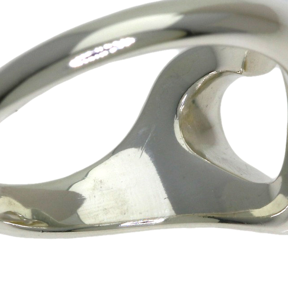 TIFFANY&Co. Heart ribbon Ring Silver 18K Yellow GoldLadies [Used]