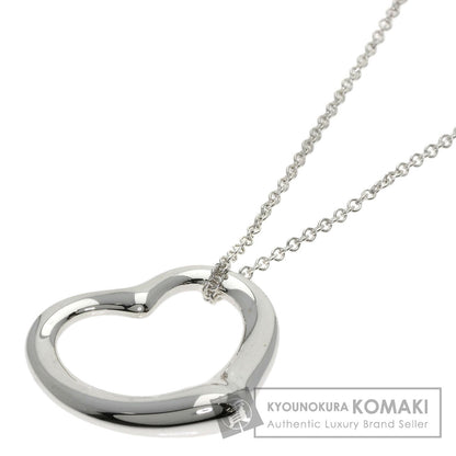 TIFFANY&Co. Open heart Necklace Silver Ladies [Used]