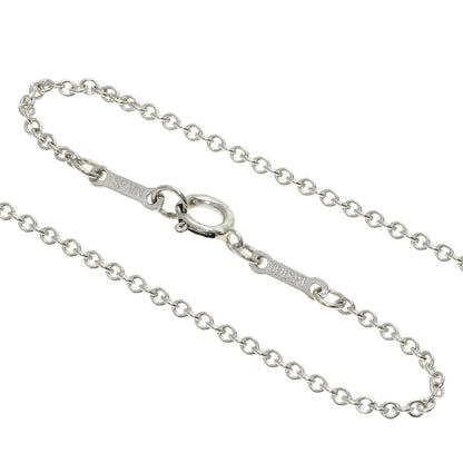 TIFFANY&Co. Open heart Necklace Silver Ladies [Used]