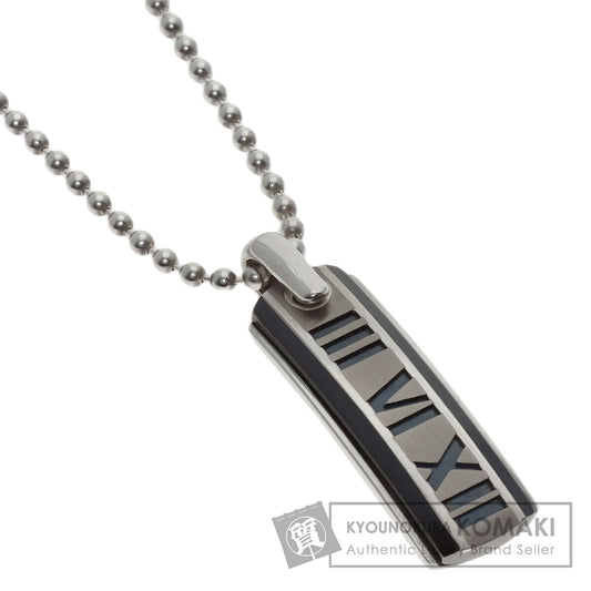 TIFFANY&Co. Atlas plate Necklace Silver TitaniumLadies [Used]