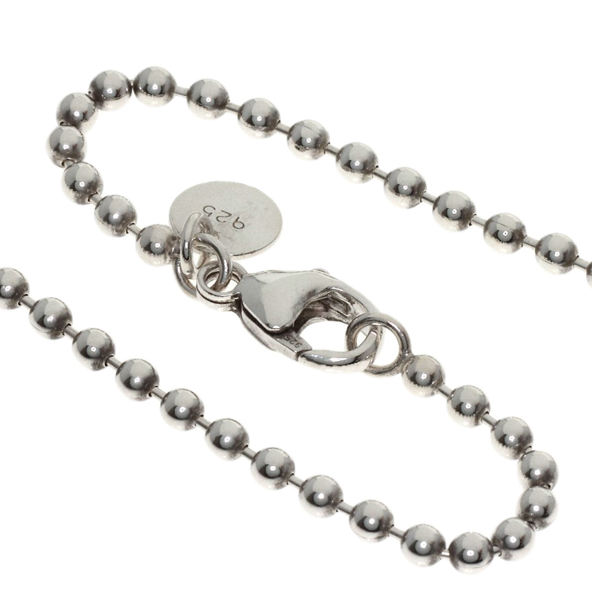 TIFFANY&Co. Atlas plate Necklace Silver TitaniumLadies [Used]