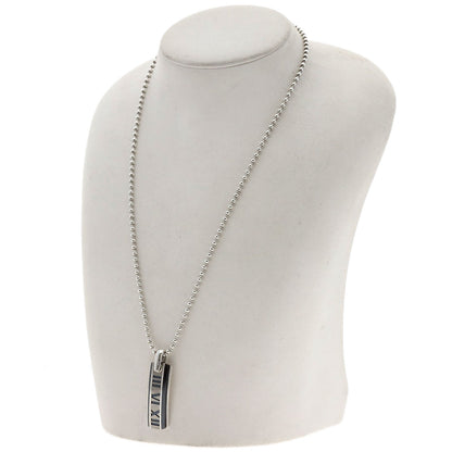 TIFFANY&Co. Atlas plate Necklace Silver TitaniumLadies [Used]