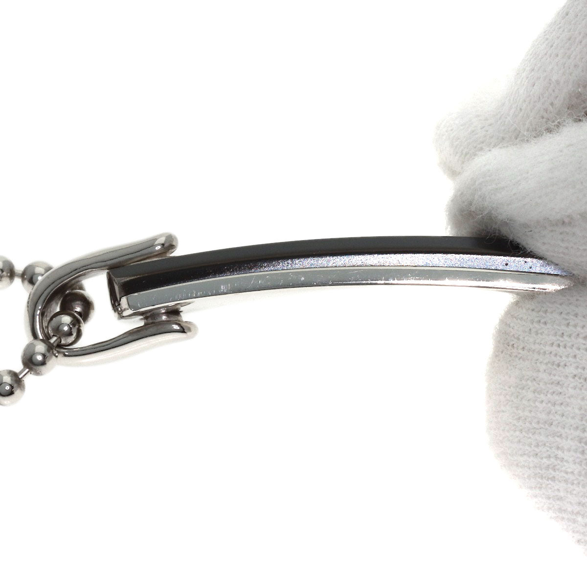 TIFFANY&Co. Atlas plate Necklace Silver TitaniumLadies [Used]