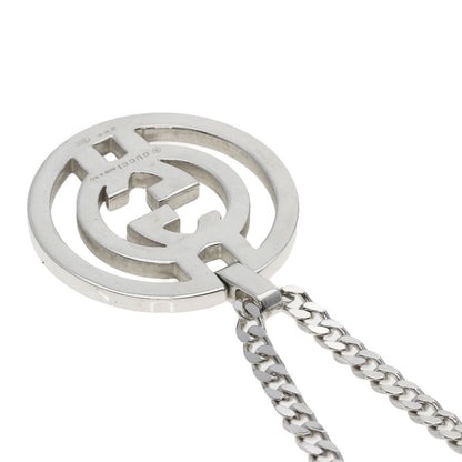GUCCI Interlocking Necklace Silver Ladies [Used]