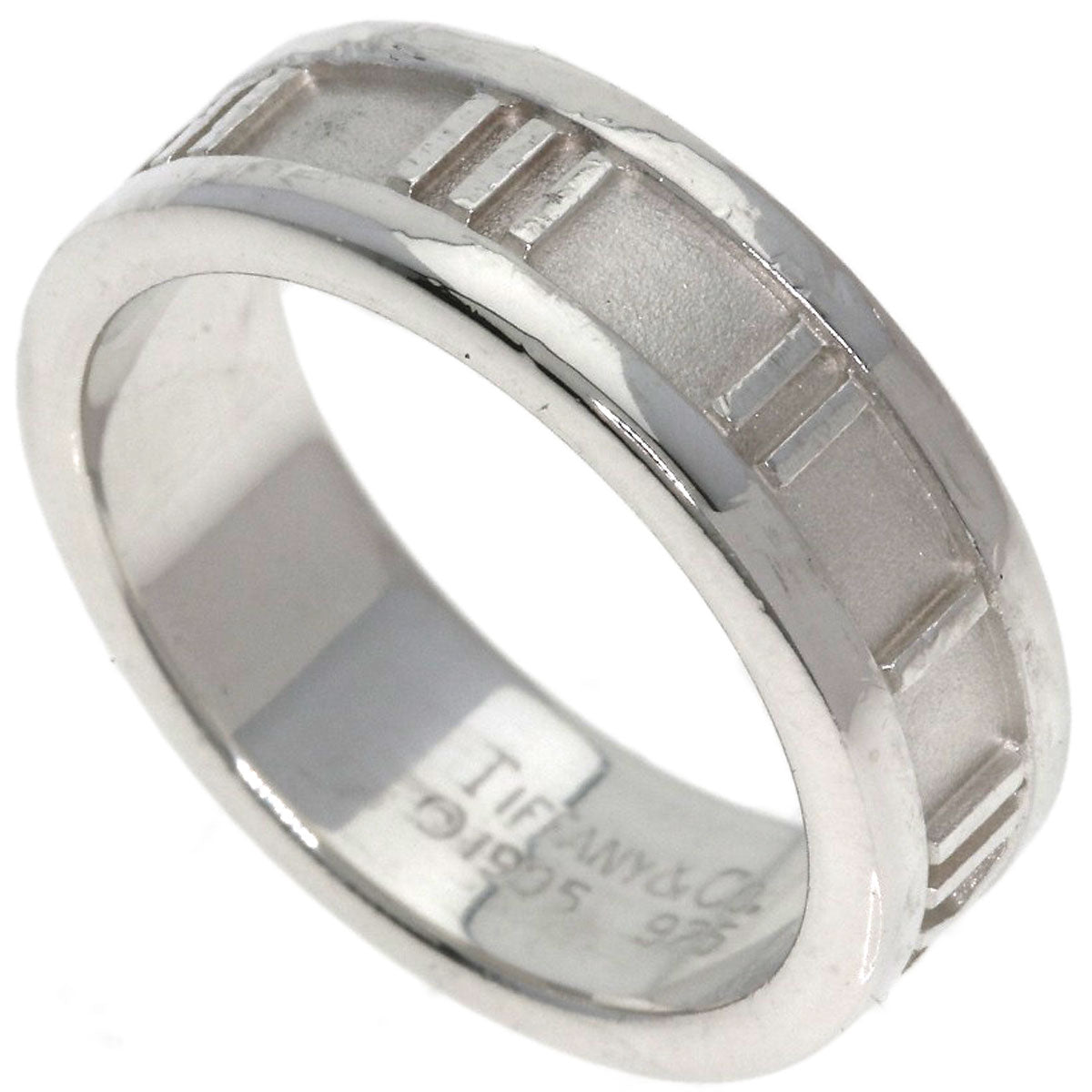 TIFFANY&Co. Atlas Ring Silver Ladies [Used]