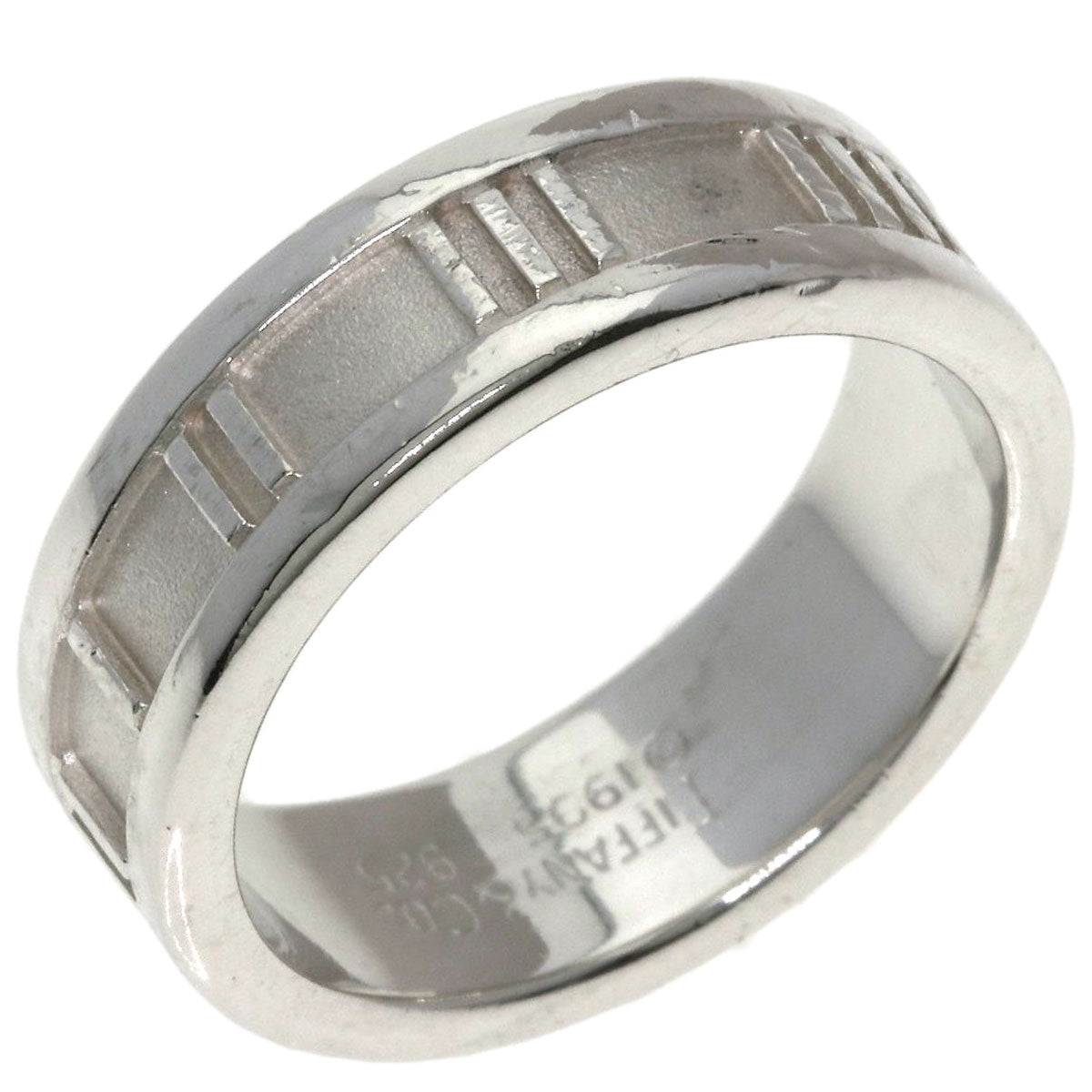 TIFFANY&Co. Atlas Ring Silver Ladies [Used]