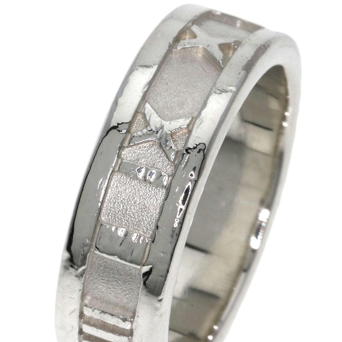 TIFFANY&Co. Atlas Ring Silver Ladies [Used]