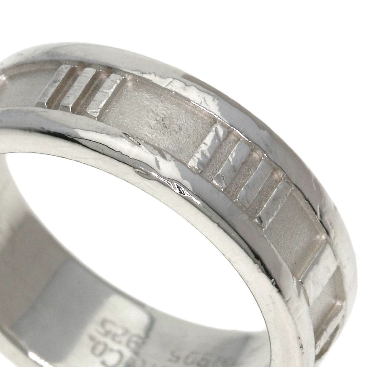 TIFFANY&Co. Atlas Ring Silver Ladies [Used]