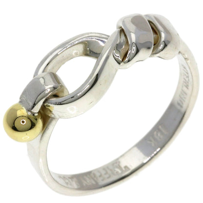 TIFFANY&Co. Flat Wire Ring Silver 18K Yellow GoldLadies [Used]