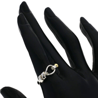 TIFFANY&Co. Flat Wire Ring Silver 18K Yellow GoldLadies [Used]