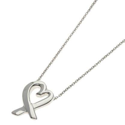 TIFFANY&Co. Loving heart Necklace Silver Ladies [Used]
