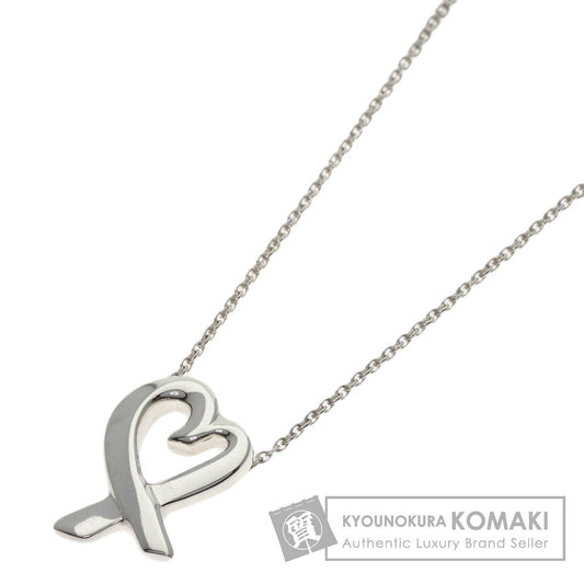 TIFFANY&Co. Loving heart Necklace Silver Ladies [Used]