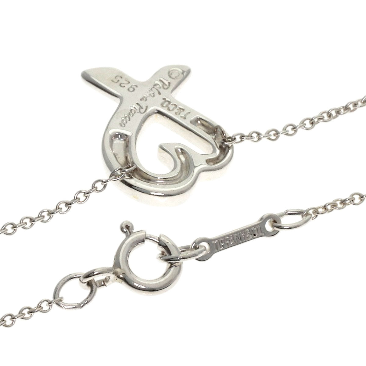 TIFFANY&Co. Loving heart Necklace Silver Ladies [Used]