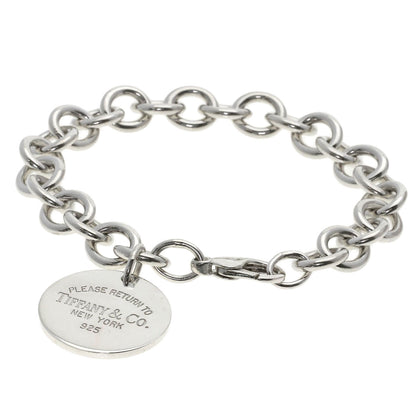 TIFFANY&Co. Round tags Bracelet Silver Ladies [Used]