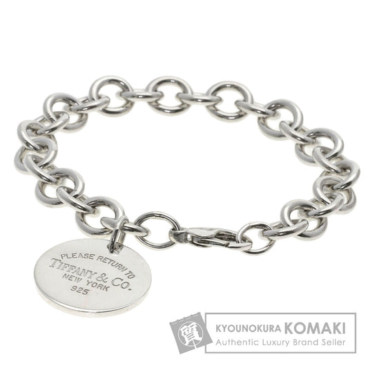TIFFANY&Co. Round tags Bracelet Silver Ladies [Used]
