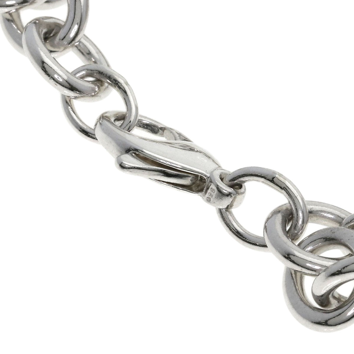 TIFFANY&Co. Round tags Bracelet Silver Ladies [Used]