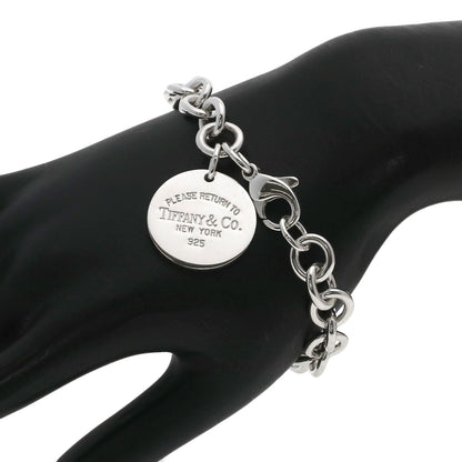 TIFFANY&Co. Round tags Bracelet Silver Ladies [Used]