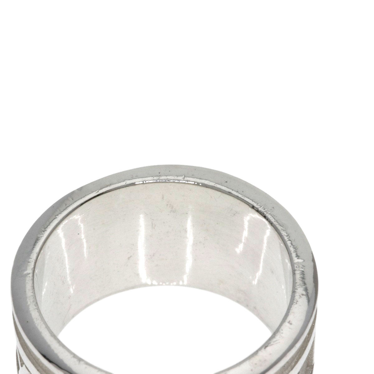 TIFFANY&Co. Atlas wide Ring Silver Ladies [Used]