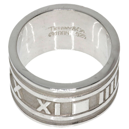 TIFFANY&Co. Atlas wide Ring Silver Ladies [Used]
