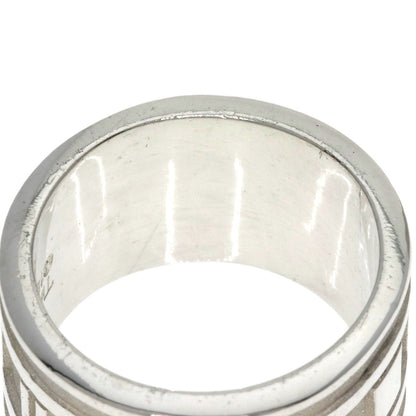TIFFANY&Co. Atlas wide Ring Silver Ladies [Used]