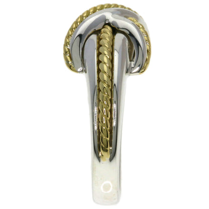 TIFFANY&Co. Signature cross Ring Silver 18K Yellow GoldLadies [Used]