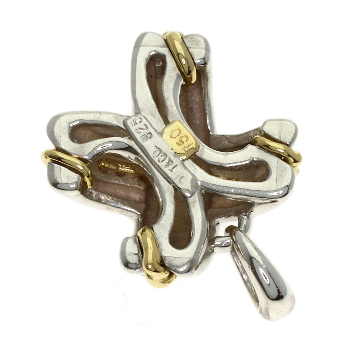 TIFFANY&Co. Signature Pendant top Silver 18K Yellow GoldLadies [Used]