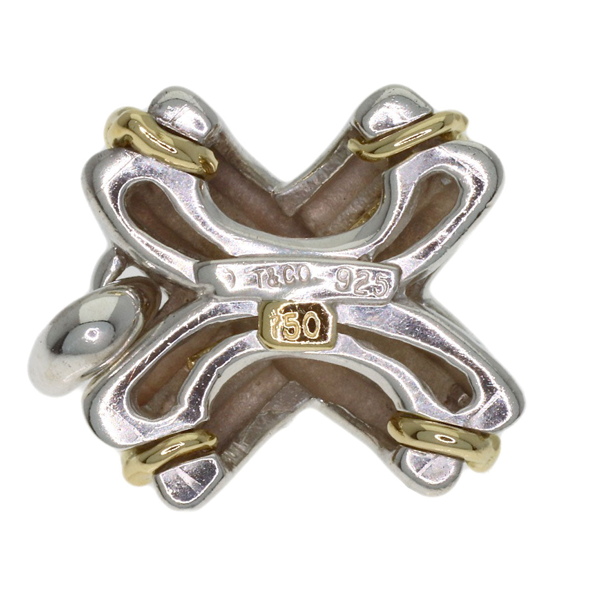 TIFFANY&Co. Signature Pendant top Silver 18K Yellow GoldLadies [Used]