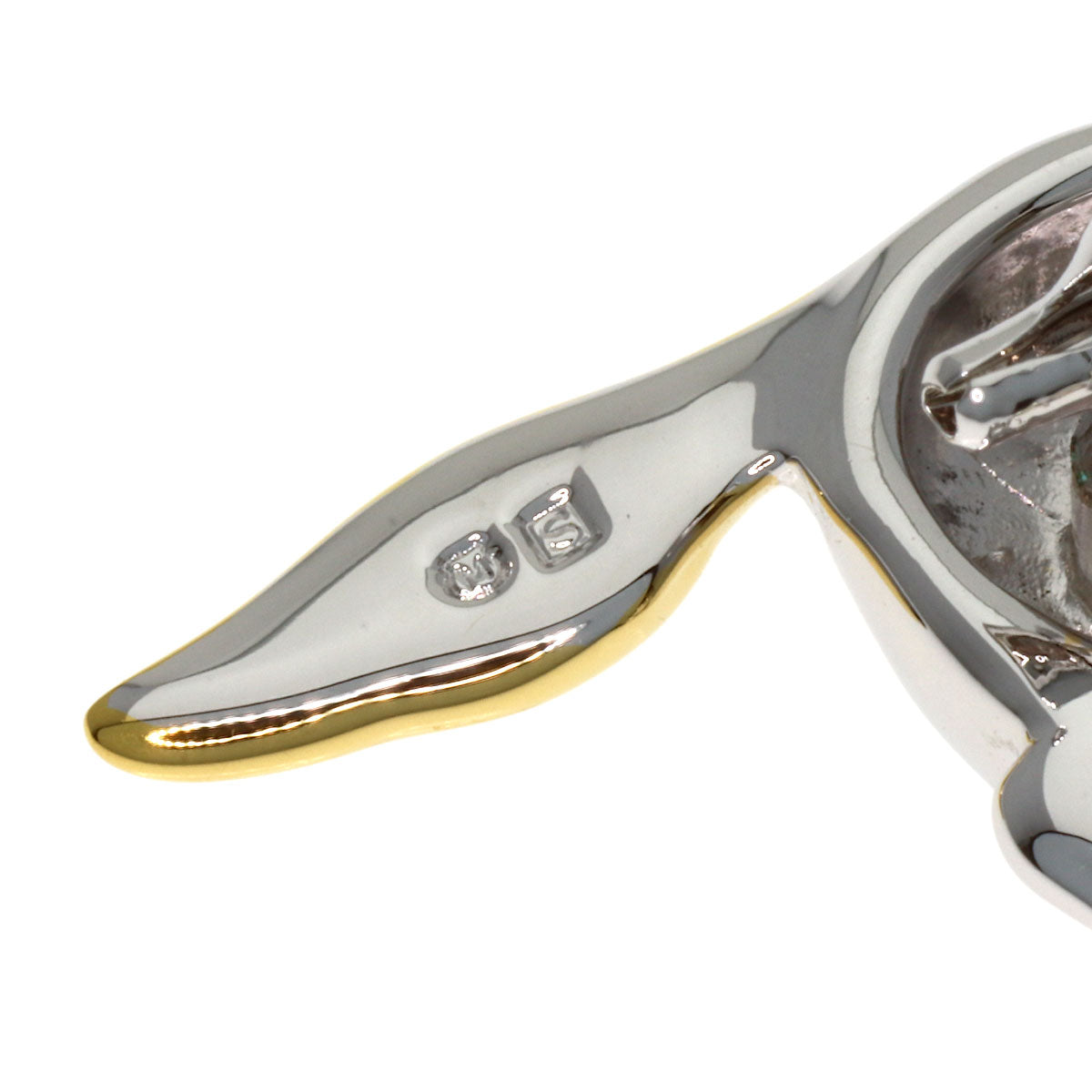 MIKIMOTO Pearl Pearl Horse Motif Brooch Silver Ladies [Used]