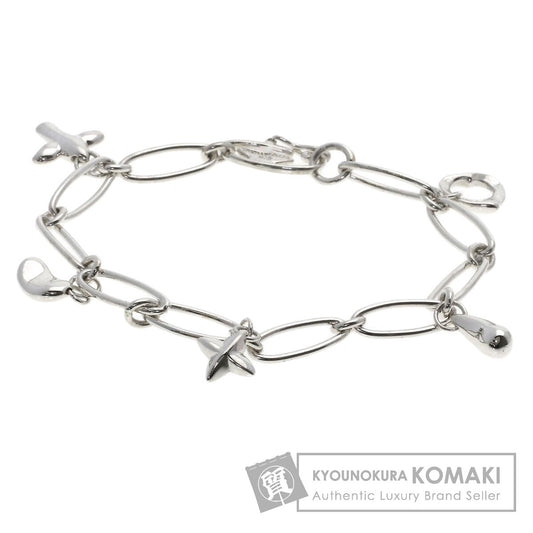 TIFFANY&Co. Elsa Peretti 5 Charm Bracelet Silver Ladies [Used]