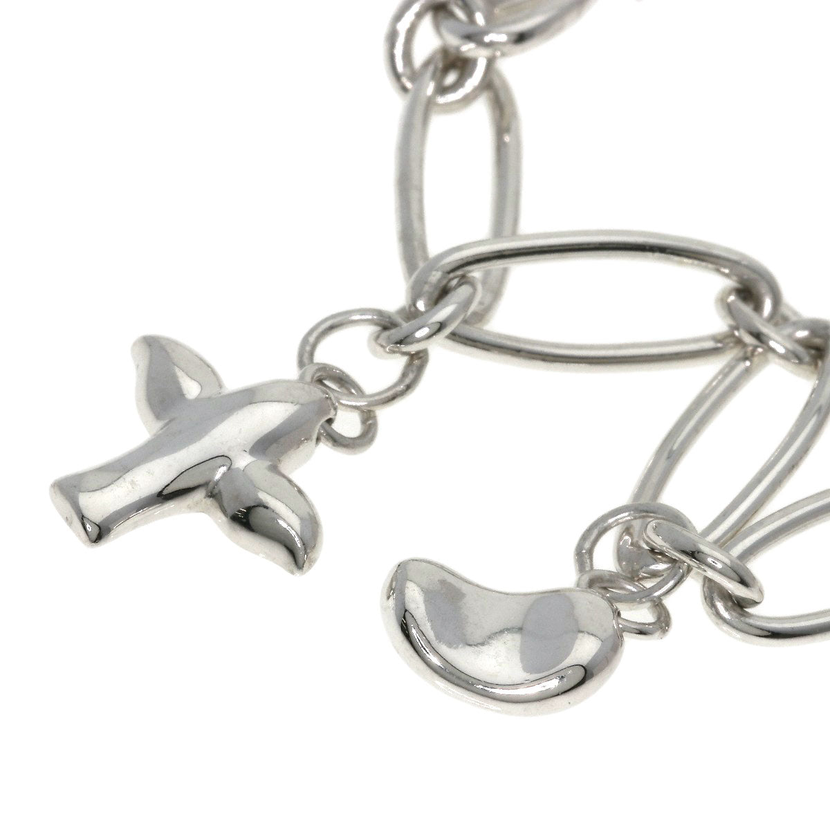 TIFFANY&Co. Elsa Peretti 5 Charm Bracelet Silver Ladies [Used]