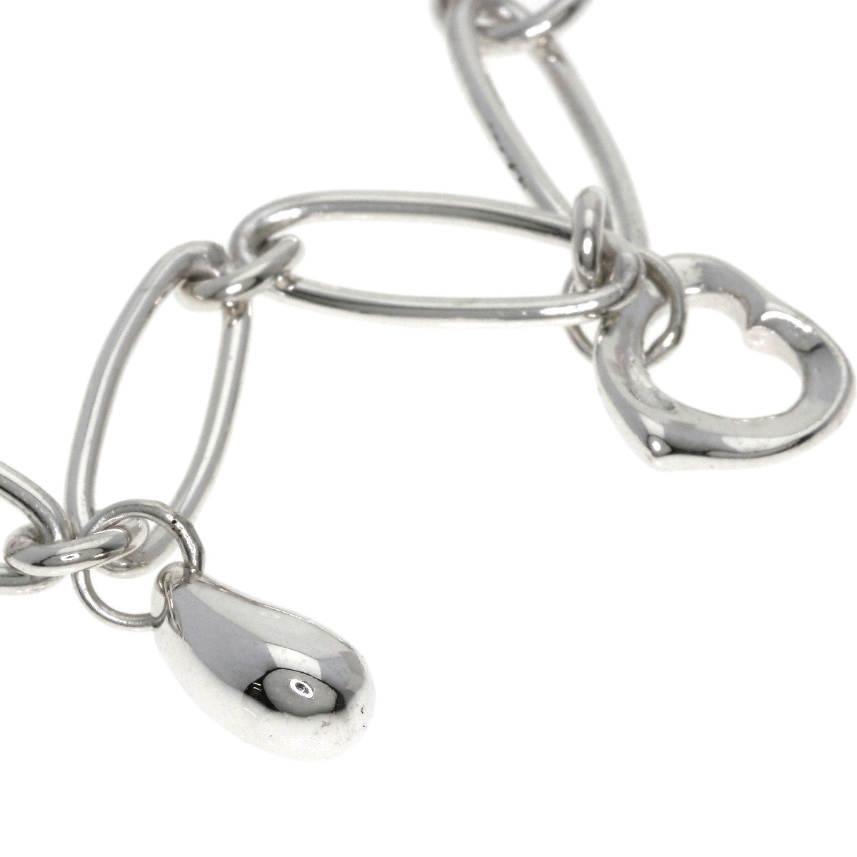 TIFFANY&Co. Elsa Peretti 5 Charm Bracelet Silver Ladies [Used]