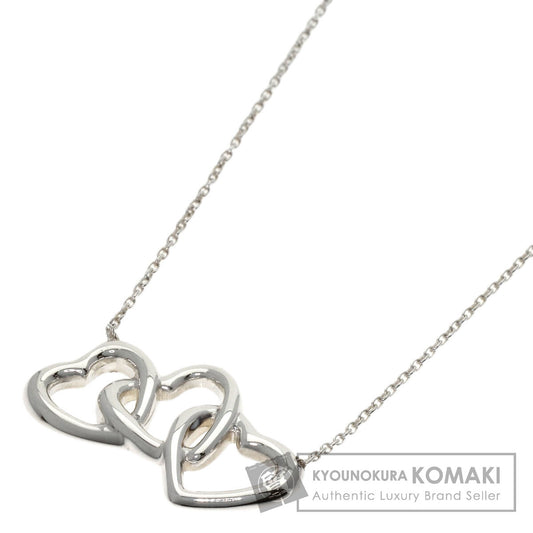 TIFFANY&Co. Triple heart Necklace Silver Ladies [Used]